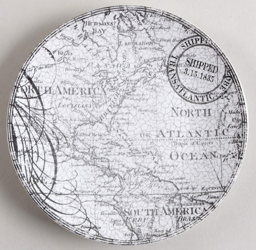 Due North Appetizer Plate by 222 Fifth (PTS)-1