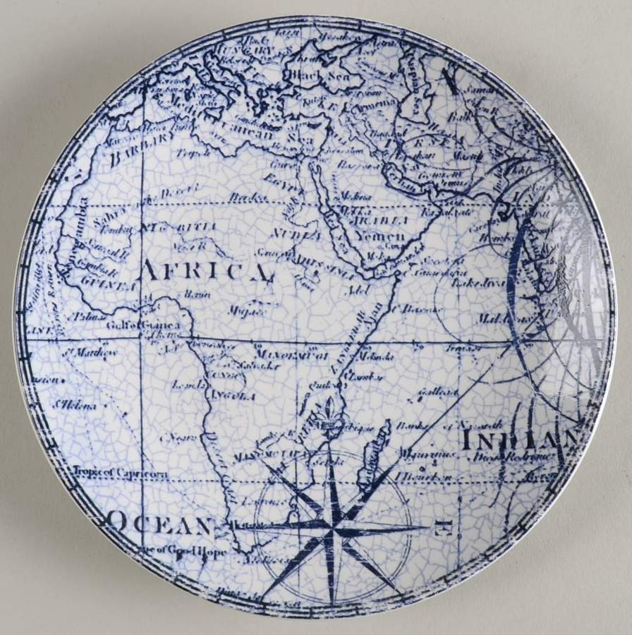 Due North Appetizer Plate by 222 Fifth (PTS)-1