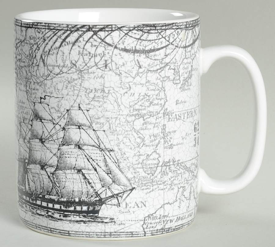 Due North Jumbo Mug by 222 Fifth (PTS)-1