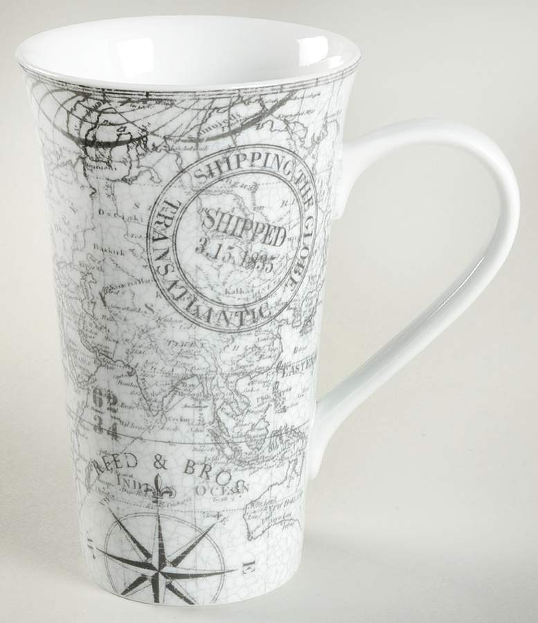 Due North Latte Mug by 222 Fifth (PTS)-1