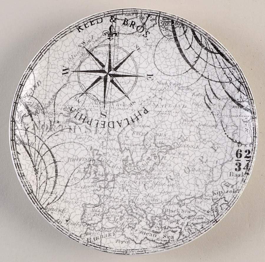 Due North Appetizer Plate by 222 Fifth (PTS)-1