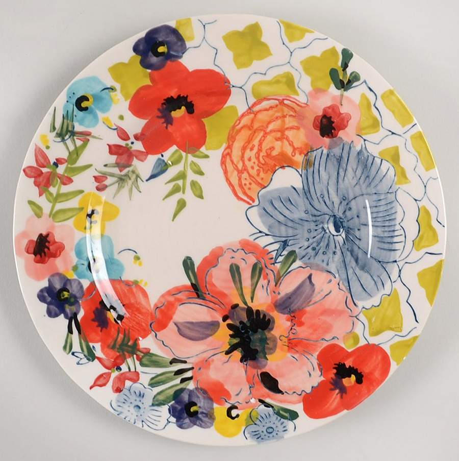 Sissinghurst Castle Salad/Dessert Plate by Anthropologie-1