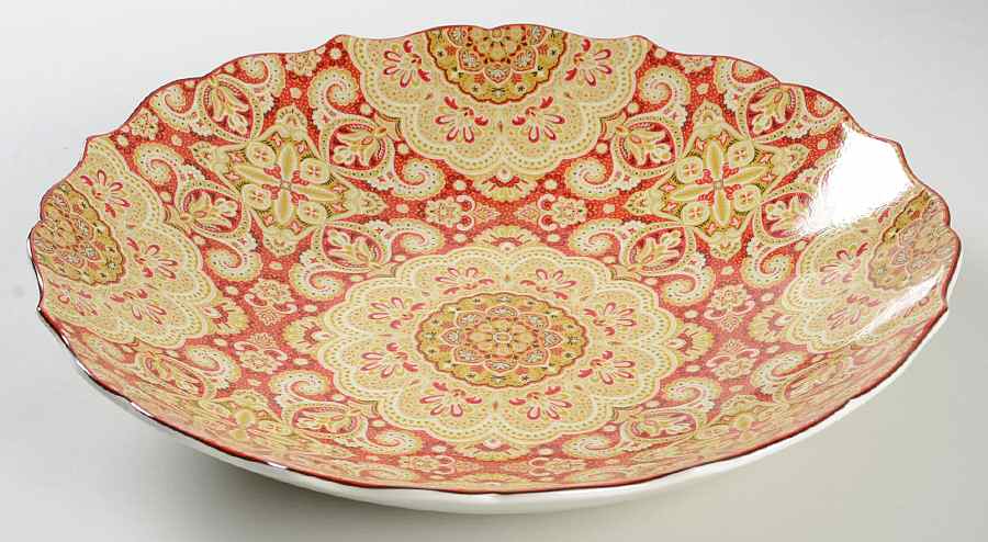 Lyria Saffron 13" Pasta Serving Bowl by 222 Fifth (PTS)-1