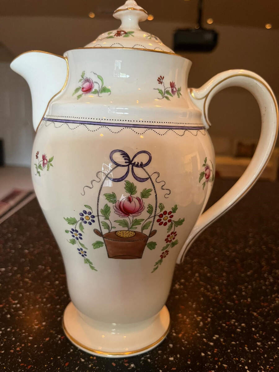 A1676 Chocolate Pot & Lid by John  Aynsley & Sons-1