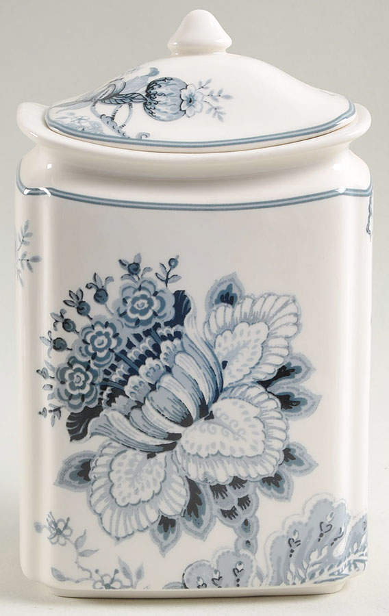 Gabrielle Grey Medium Canister & Lid by 222 Fifth (PTS)-1
