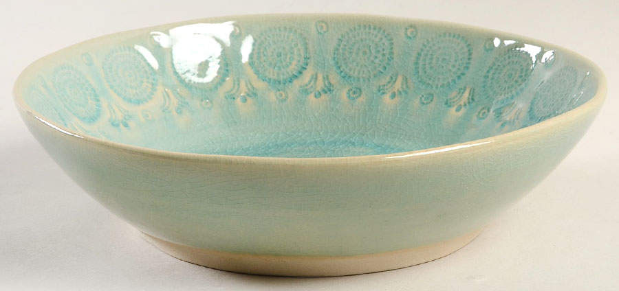 Old Havana Mint 8" Soup/Pasta Bowl by Anthropologie-1