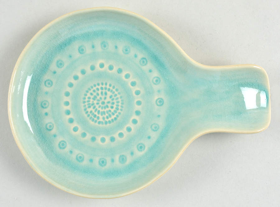 Old Havana Mint Spoon Rest/Holder (Holds 1 Spoon) by Anthropologie-1