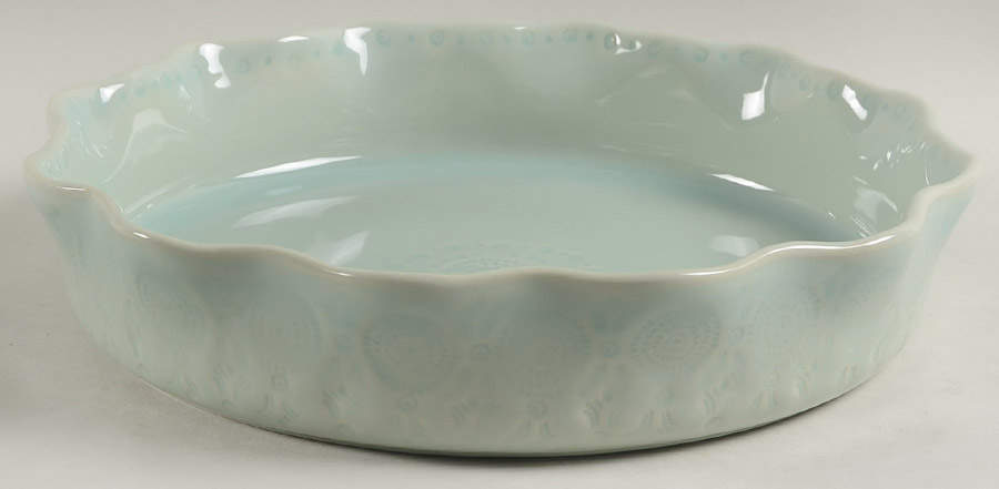 Old Havana Mint 10" Pie Baking Plate by Anthropologie-1