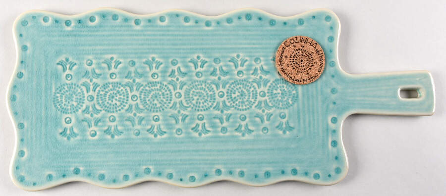 Old Havana Mint Handled Cheese Board by Anthropologie-1