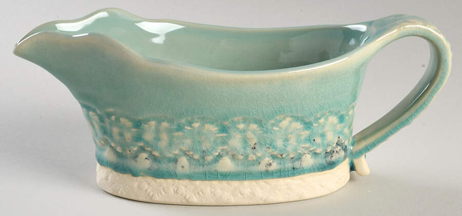 Old Havana Mint Gravy Boat by Anthropologie-1