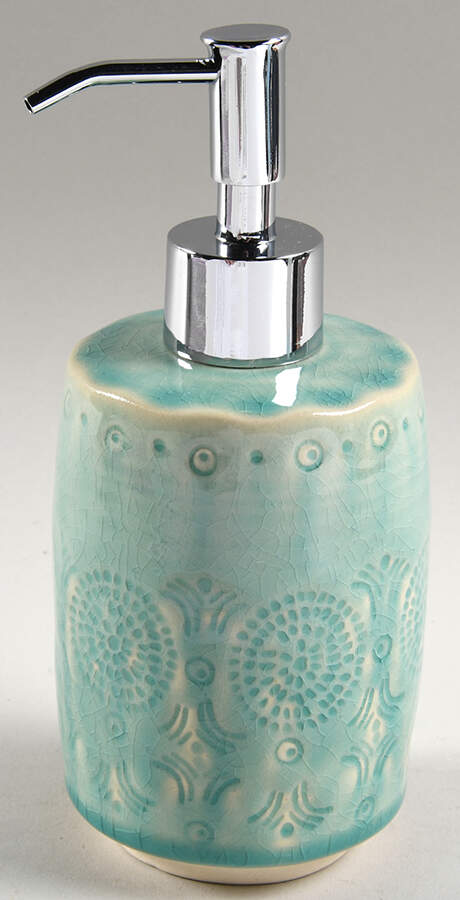 Old Havana Mint Lotion/Soap Dispenser by Anthropologie-1