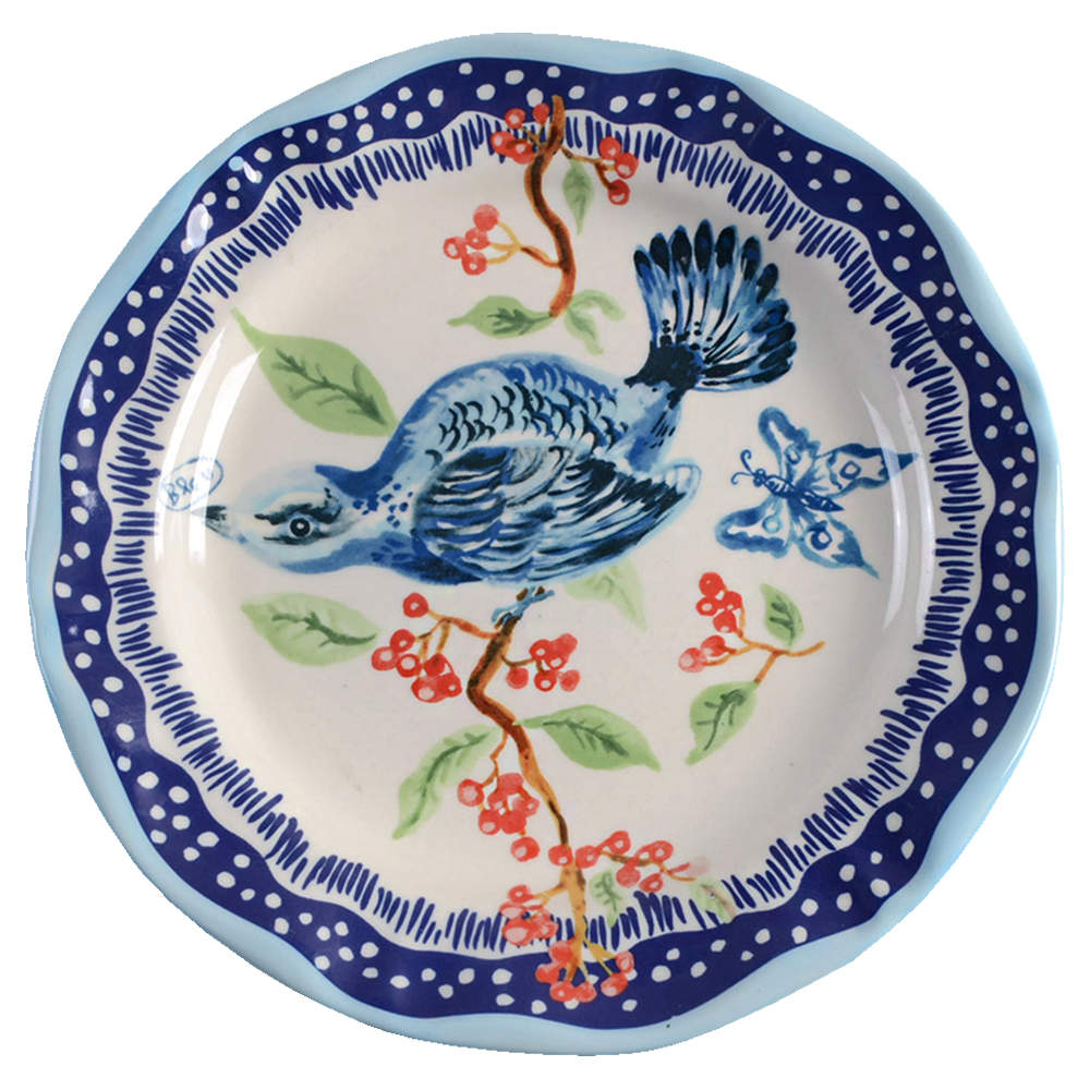 Francophile Dinner Plate by Anthropologie-1
