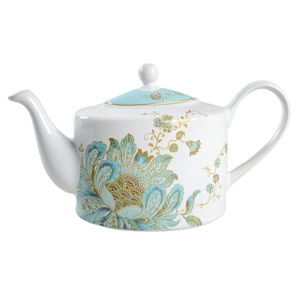 Eliza Spring Blue Teapot & Lid by 222 Fifth (PTS)-1