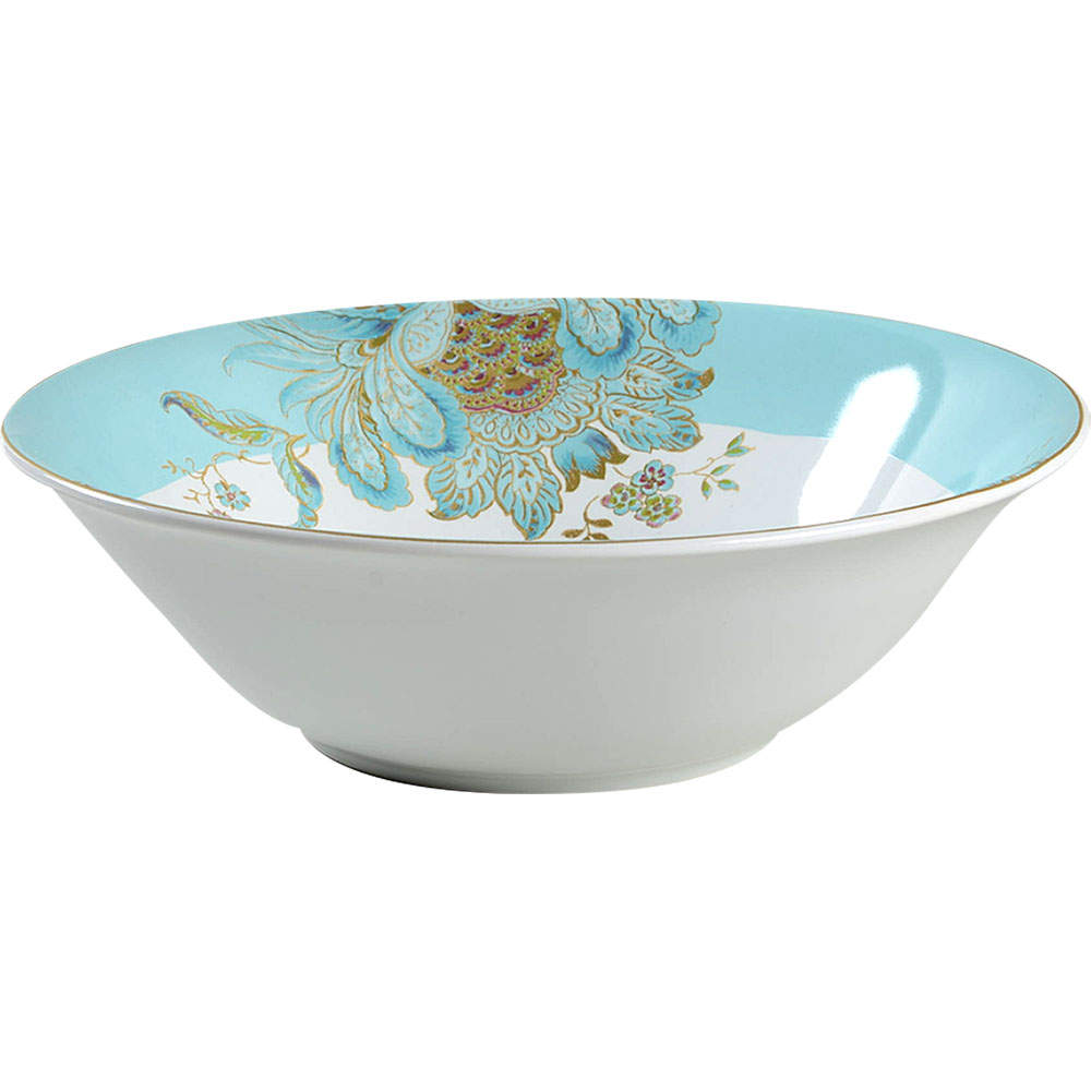 Eliza Spring Blue 10" Round Serving Bowl by 222 Fifth (PTS)-1