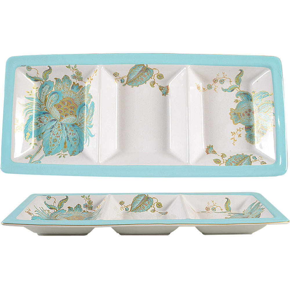 Eliza Spring Blue 3 Section Server by 222 Fifth (PTS)-1