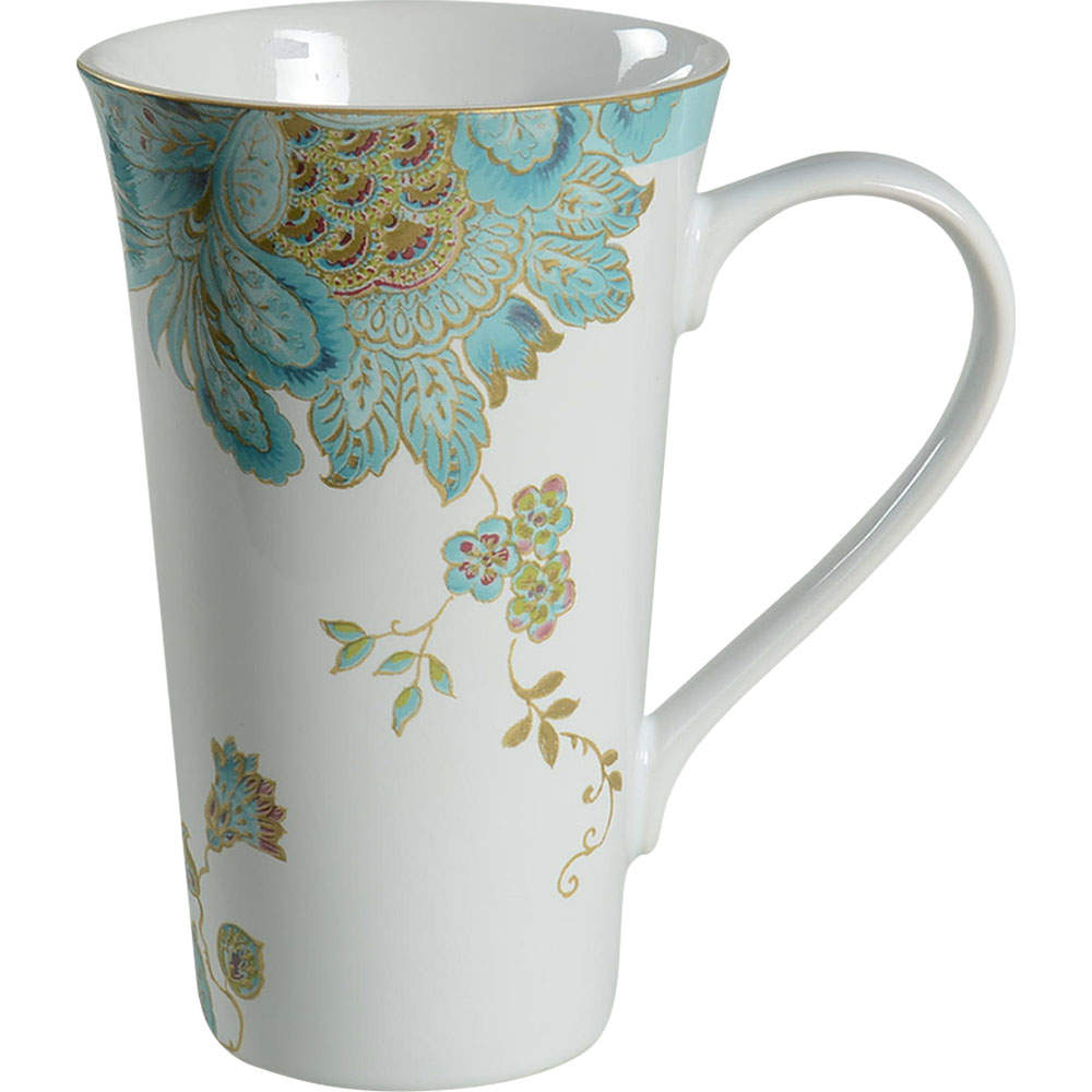 Eliza Spring Blue Latte Mug by 222 Fifth (PTS)-1