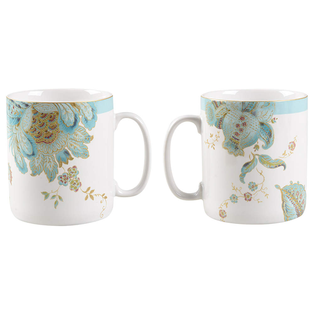 Eliza Spring Blue Jumbo Mug by 222 Fifth (PTS)-1