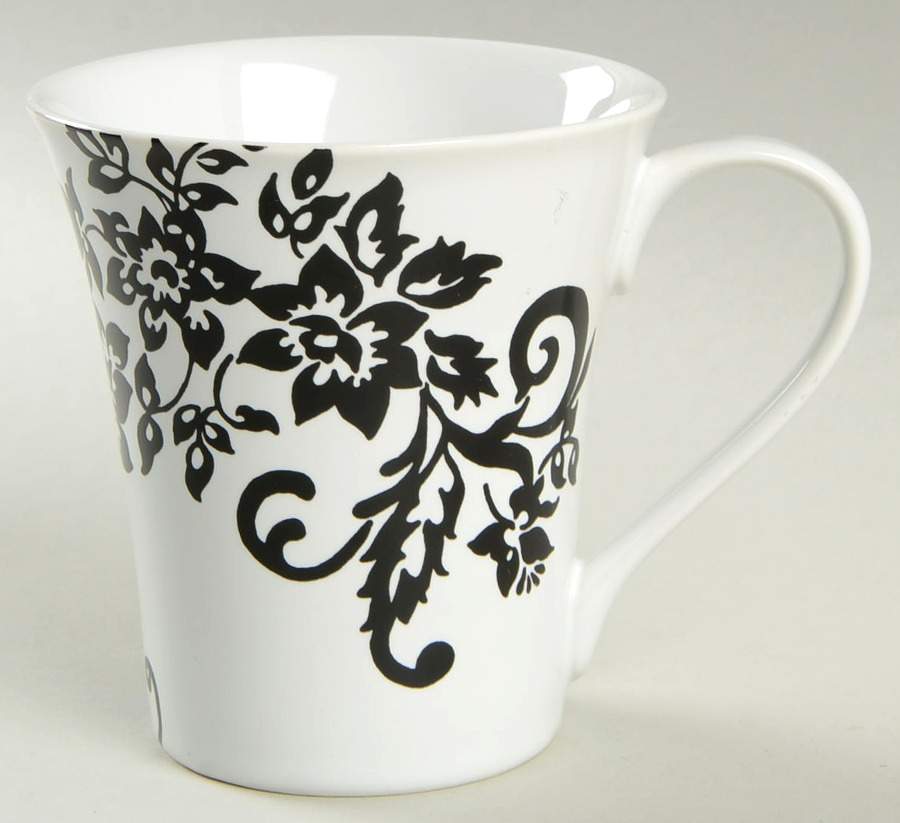Toulouse Black Mug by 222 Fifth (PTS)-1