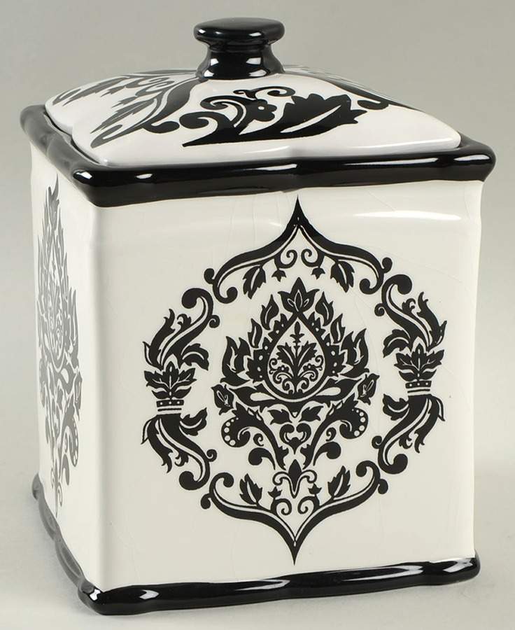 Toulouse Black Lid for Small Canister by 222 Fifth (PTS)-1