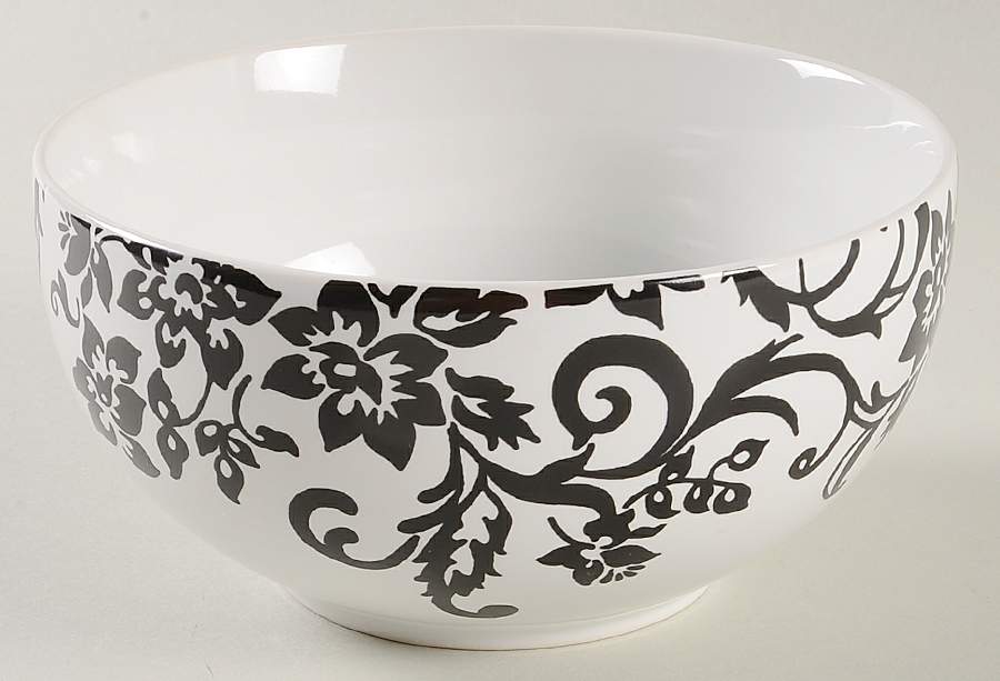 Toulouse Black Soup/Cereal Bowl by 222 Fifth (PTS)-1