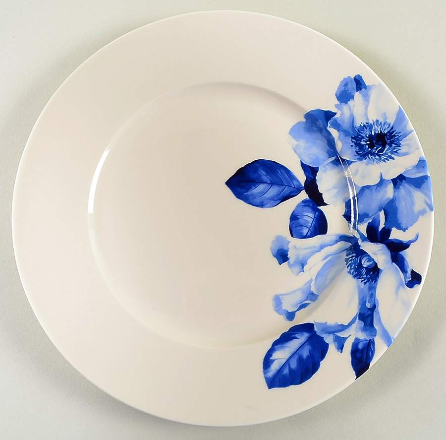 Idelle Blue Dinner Plate by 222 Fifth (PTS)-1