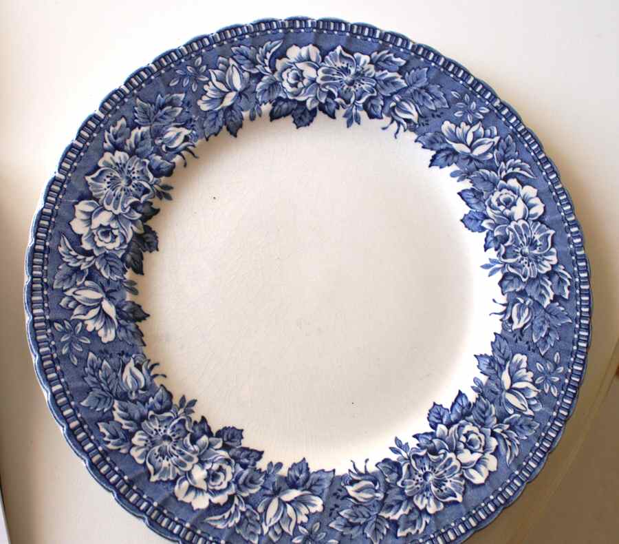 Bouquet Blue Salad Plate by John  Aynsley & Sons-1