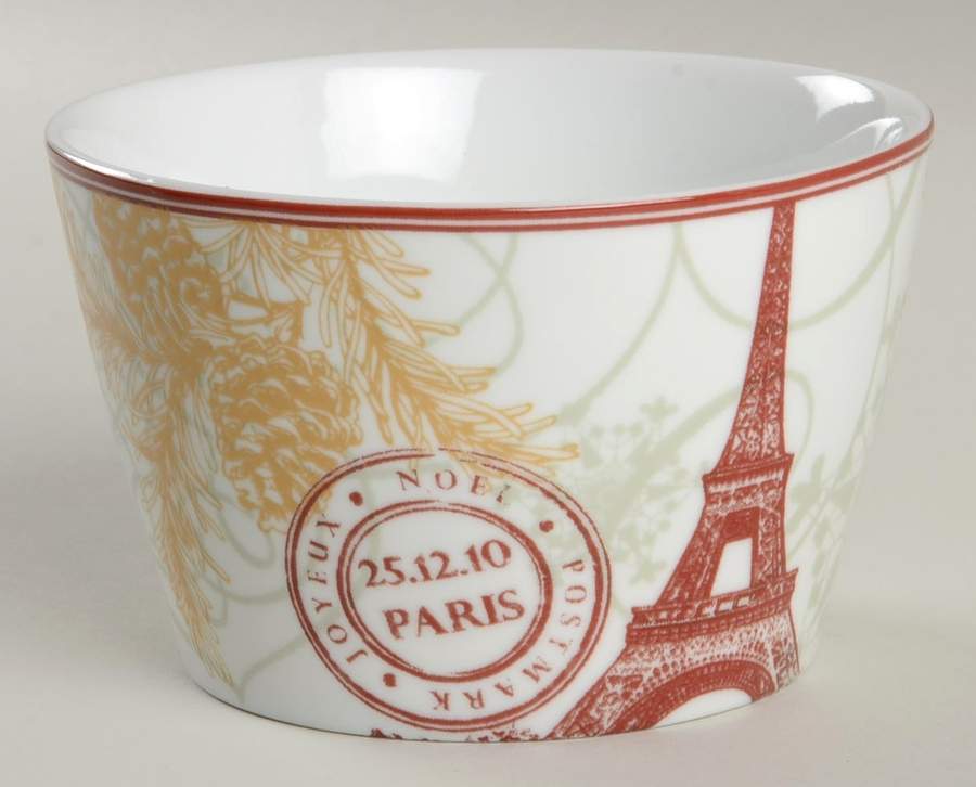 Joyeux Noel Individual Appetizer Bowl by 222 Fifth (PTS)-1