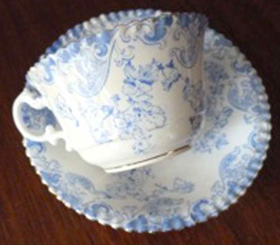 11679 Flat Cup & Saucer Set by John  Aynsley & Sons-1