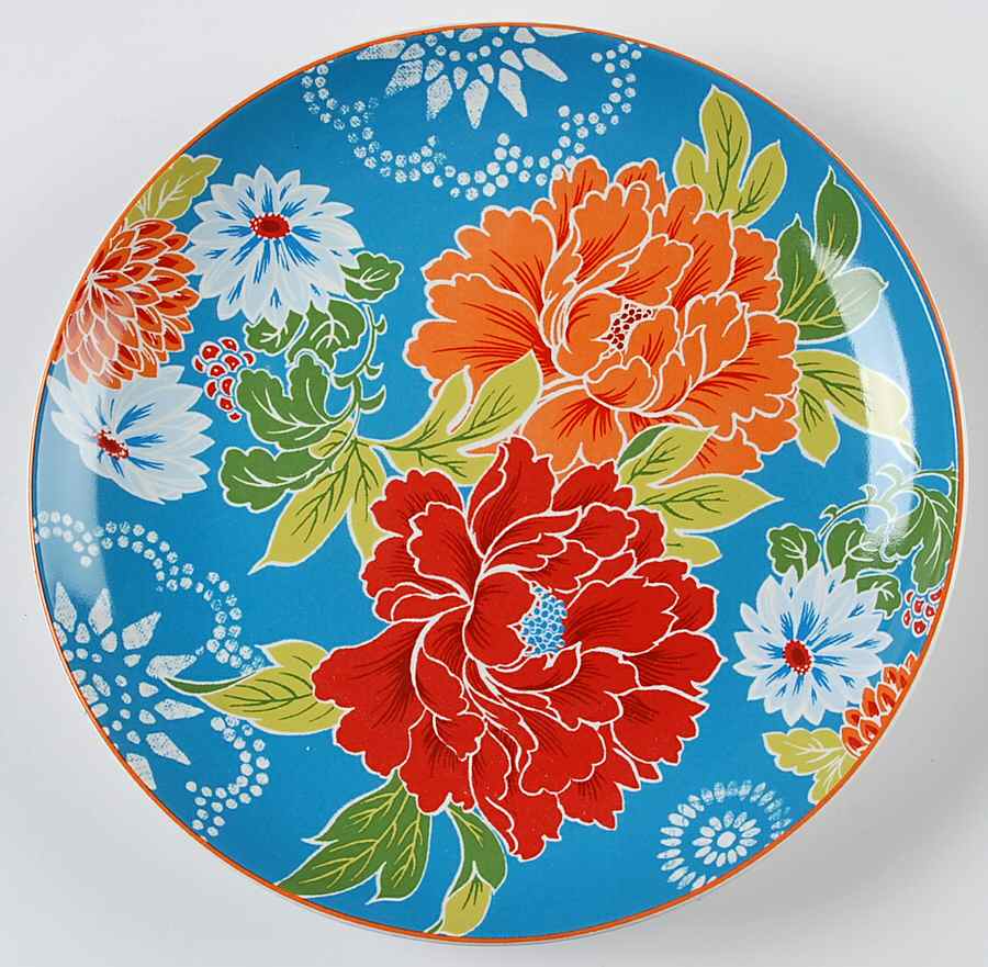 Huang Blue Salad Plate by 222 Fifth (PTS)-1