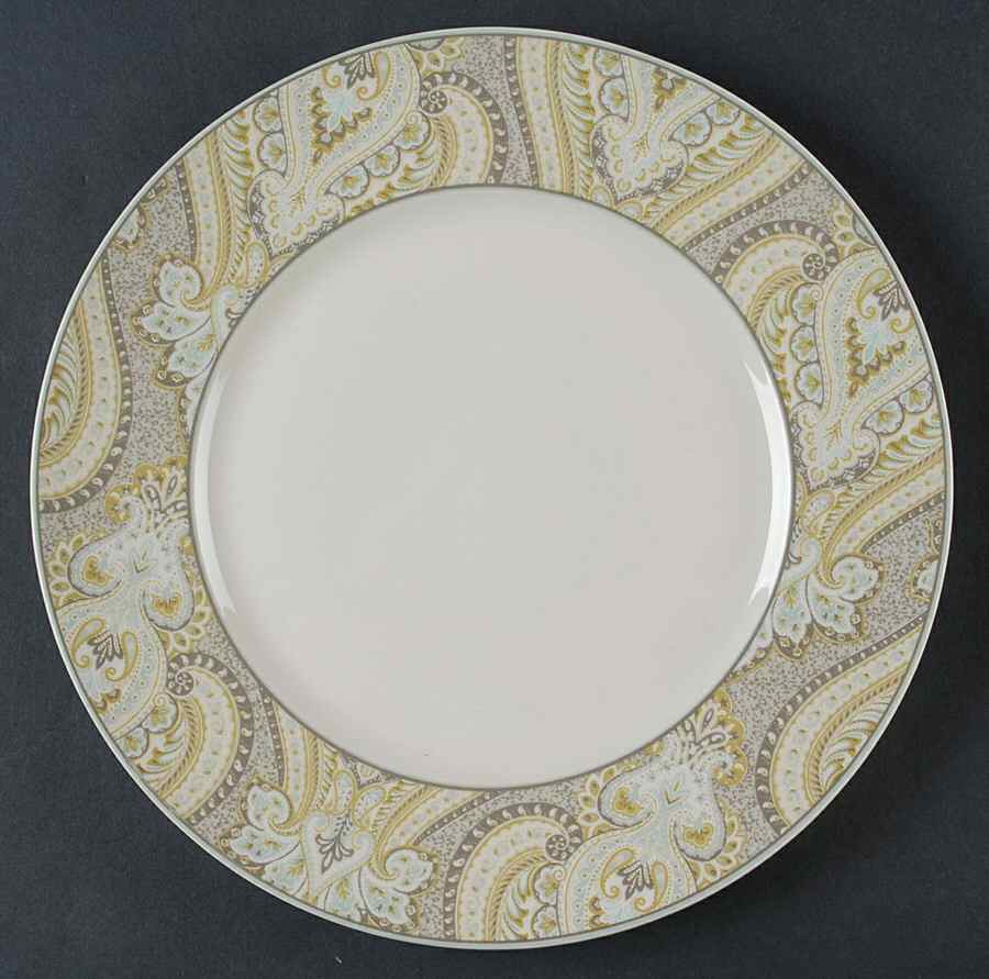 Demure Taupe Dinner Plate by 222 Fifth (PTS)-1