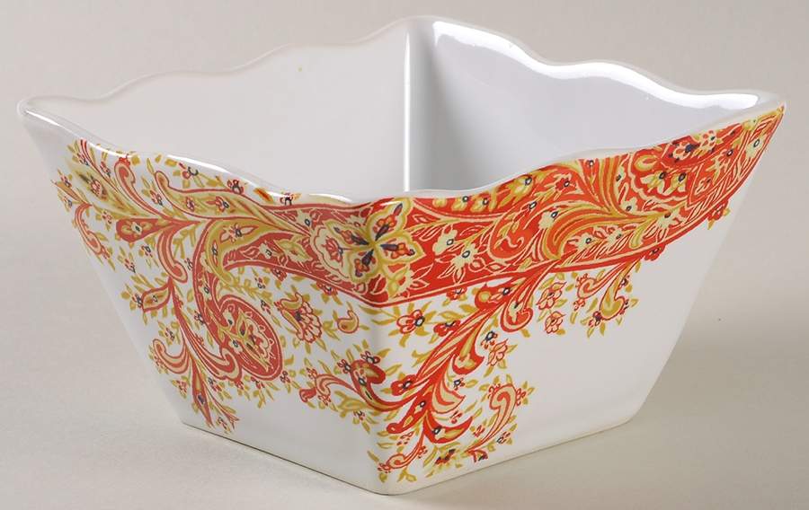 Surya Saffron Individual Square Appetizer Bowl by 222 Fifth (PTS)-1