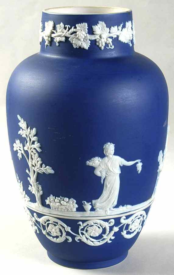 Jasper Blue 7" Vase by Adams China-1