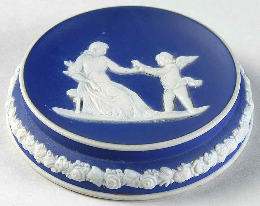 Jasper Blue Small Ashtray by Adams China-1