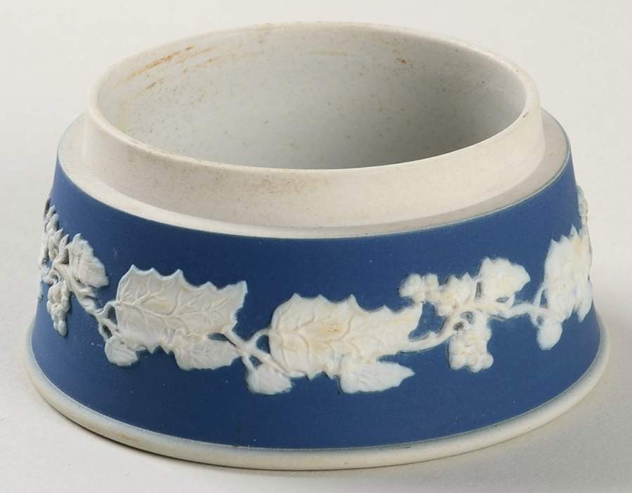 Jasper Blue Round Box No Lid by Adams China-1