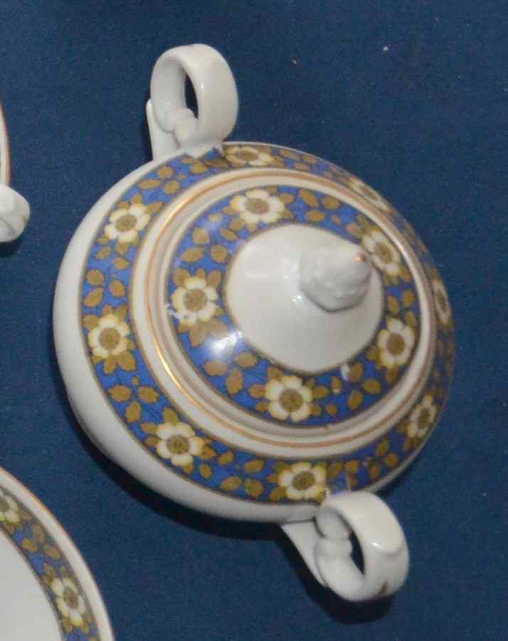 AIH24 Sugar Bowl & Lid by AICH (Czech)-1