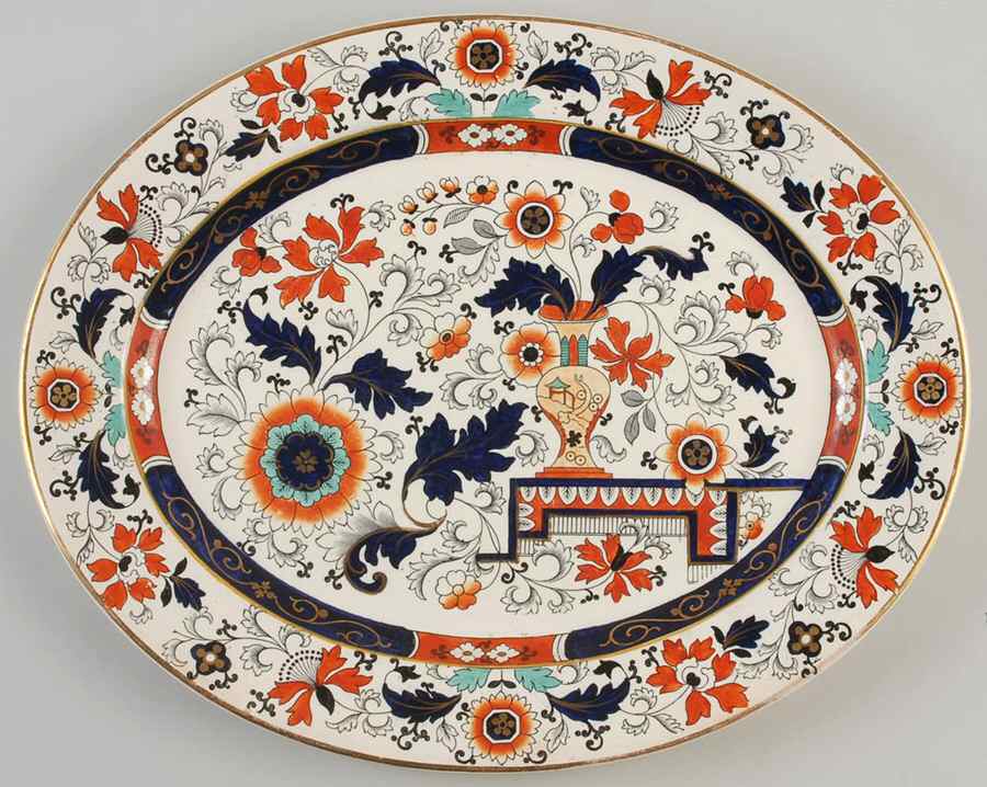 5847 17" Oval Serving Platter by Ashworth Bros-1