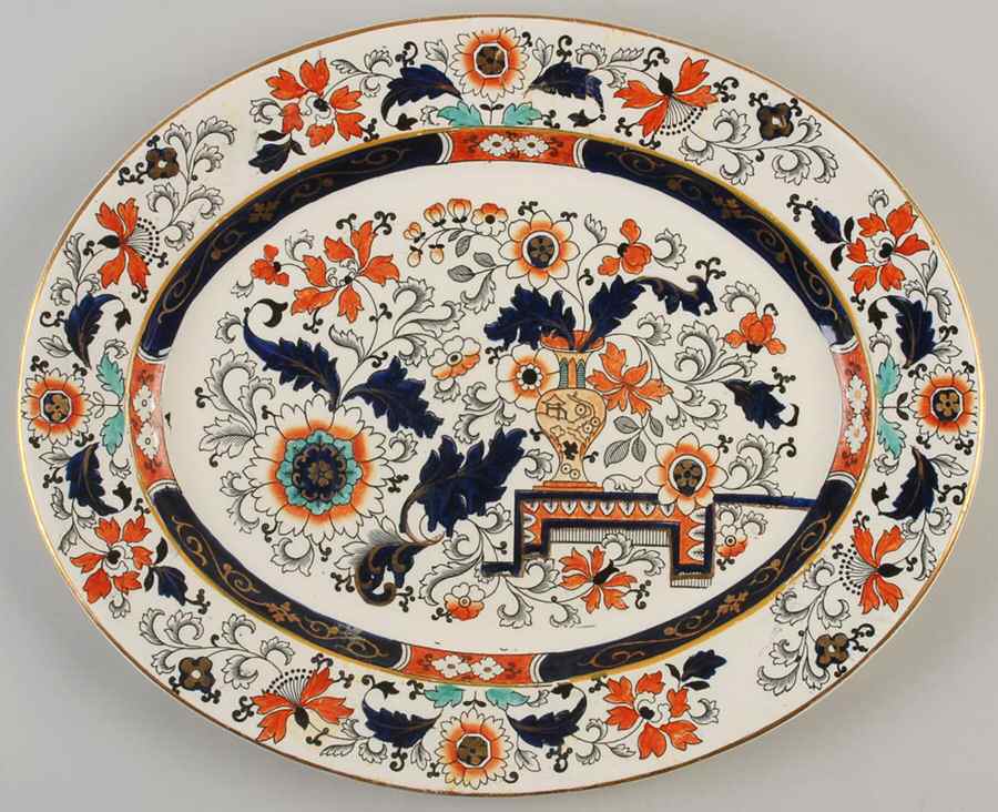 5847 15" Oval Serving Platter by Ashworth Bros-1