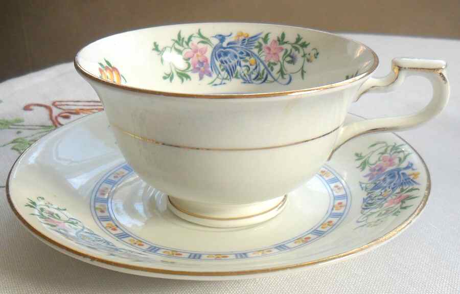 ALL33 Footed Cup & Saucer Set by Allerton's-1