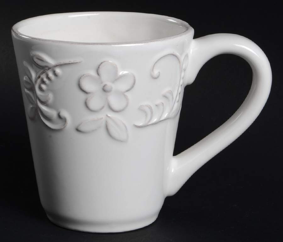 Bianca Petals White Mug by American Atelier-1