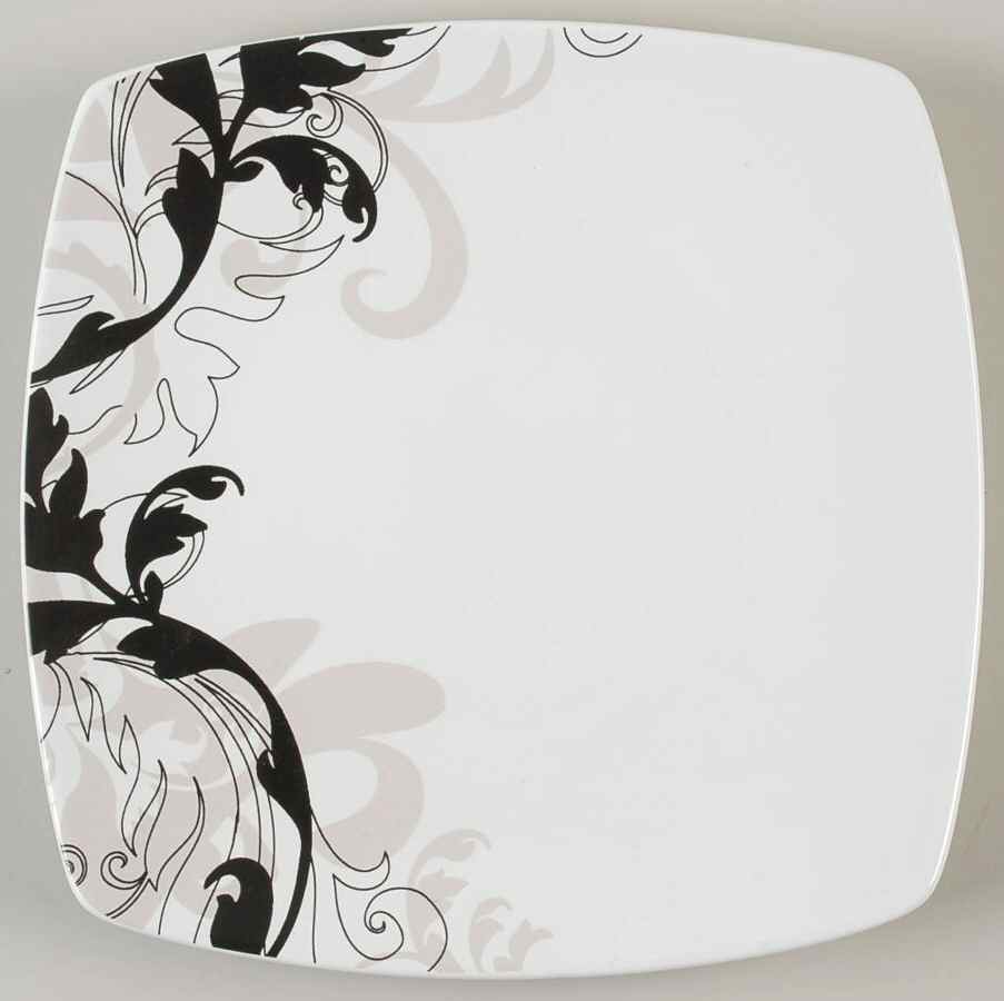 Modern Scroll Dinner Plate by 222 Fifth (PTS)-1