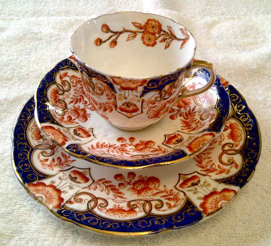 8528 Flat Cup & Saucer Set by John  Aynsley & Sons-1