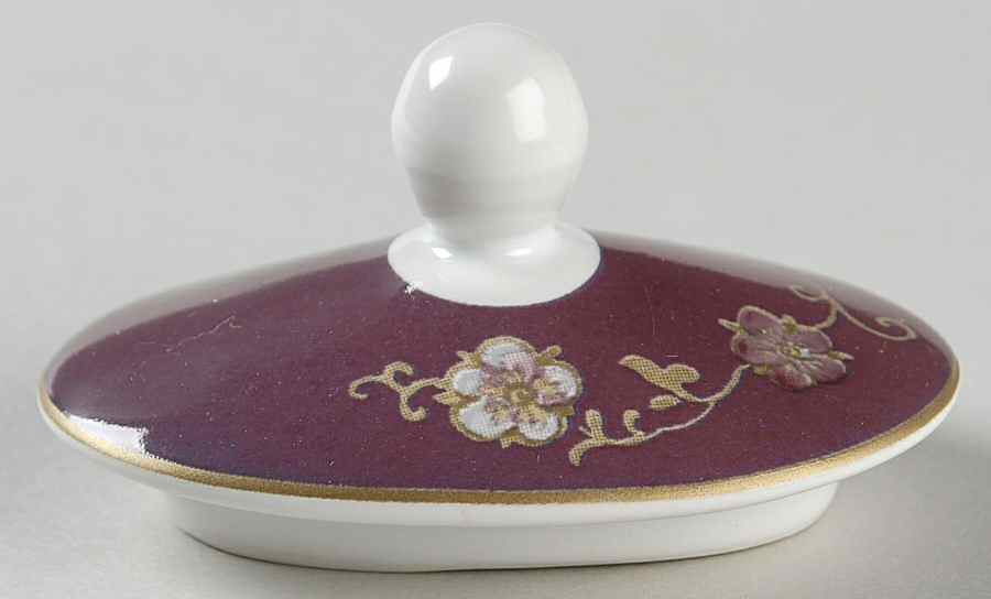Eliza Plum Lid for Sugar Bowl by 222 Fifth (PTS)-1