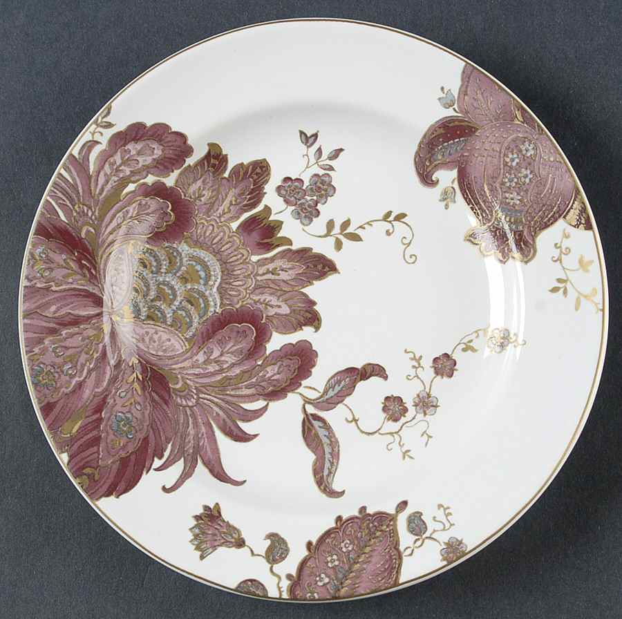 Eliza Plum Appetizer Plate by 222 Fifth (PTS)-1