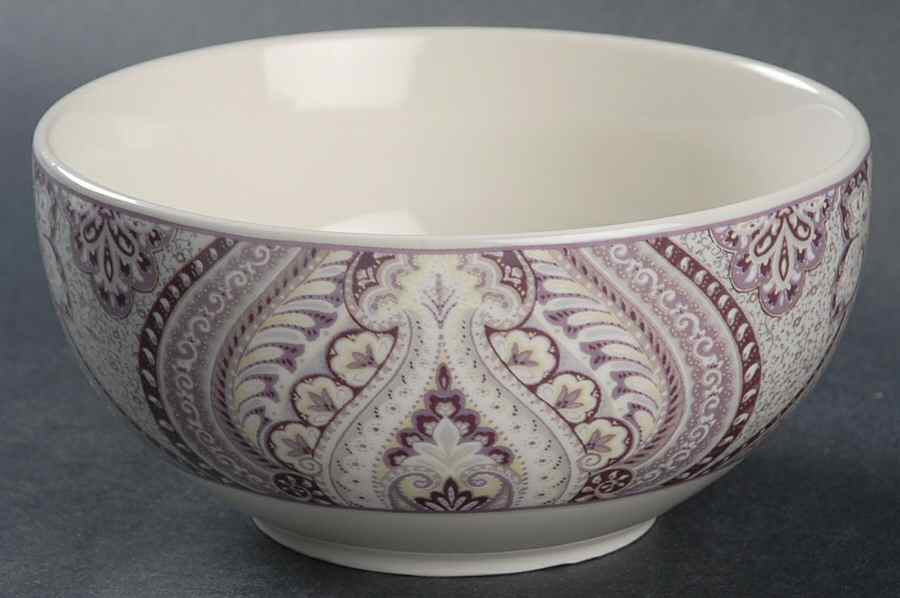 Demure Purple Soup/Cereal Bowl by 222 Fifth (PTS)-1