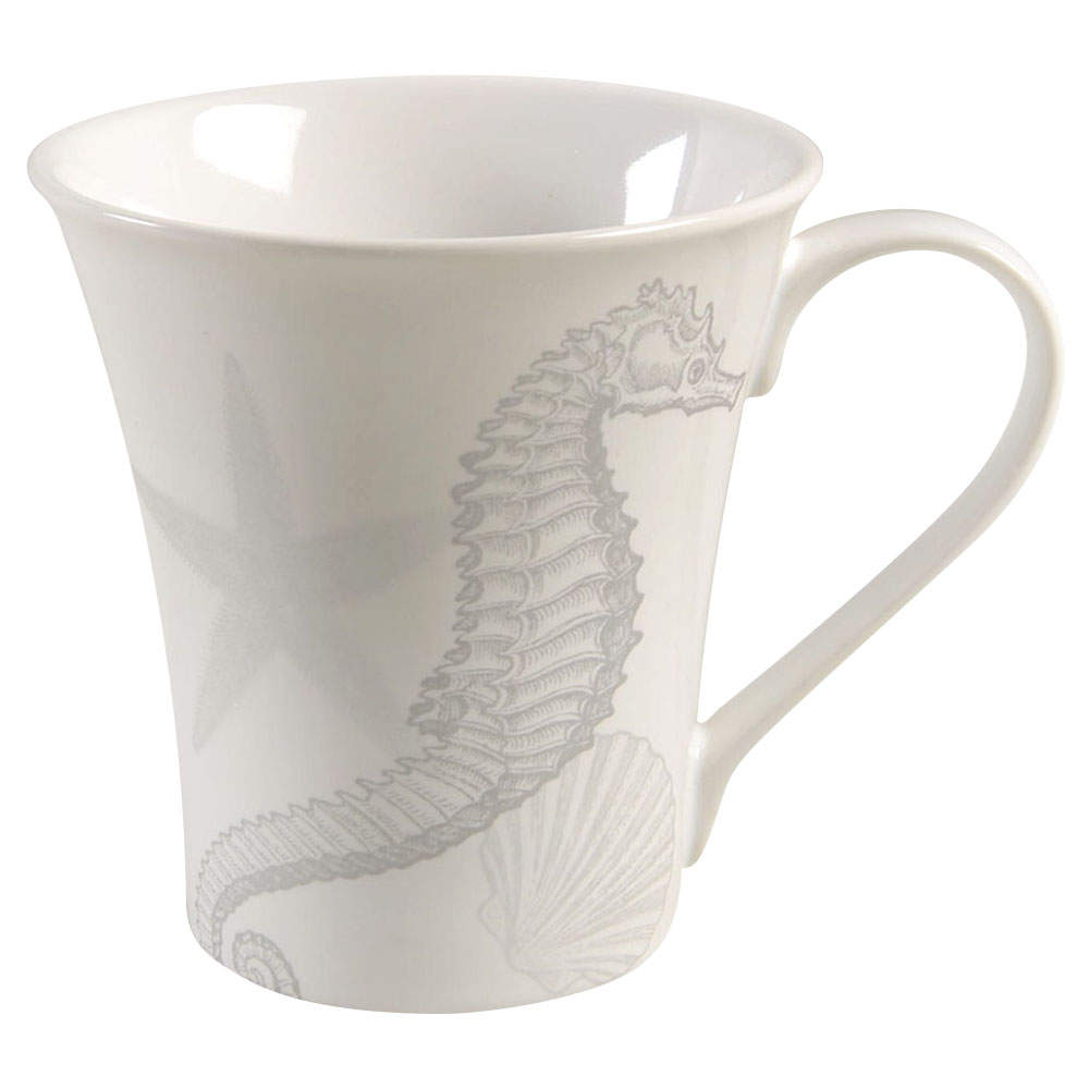 Coastal Life Silver (Gray) Mug by 222 Fifth (PTS)-1