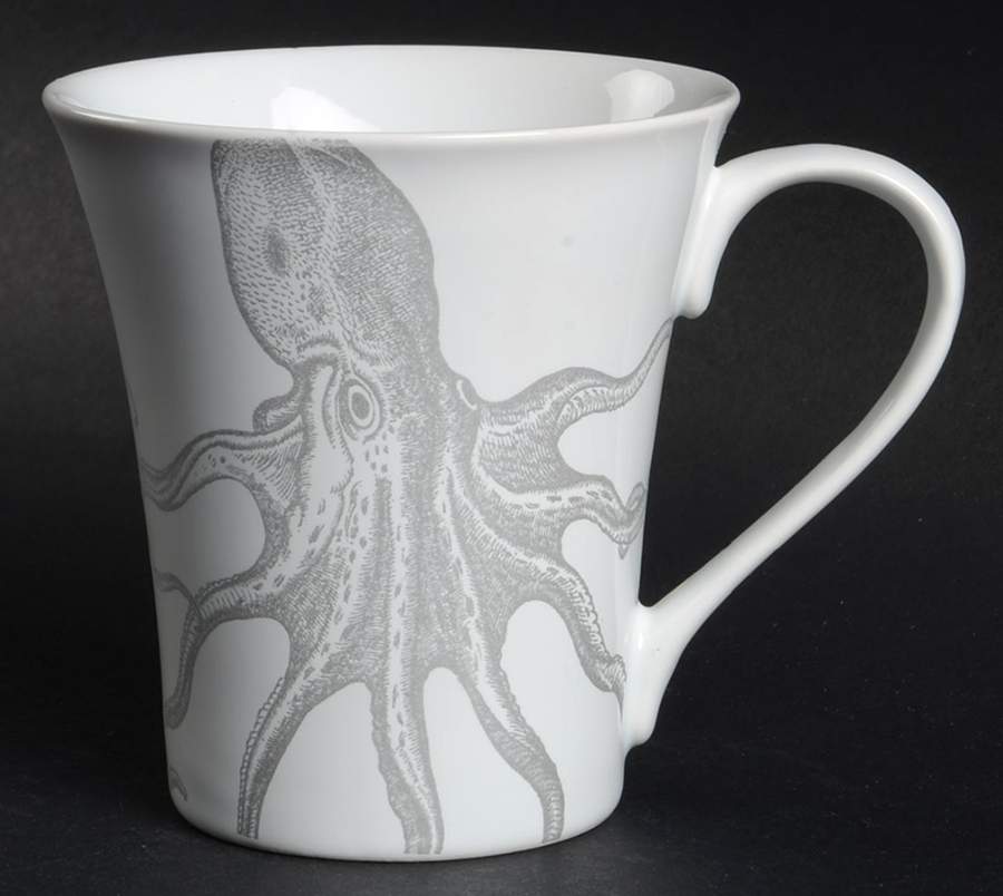 Coastal Life Silver (Gray) Mug by 222 Fifth (PTS)-1