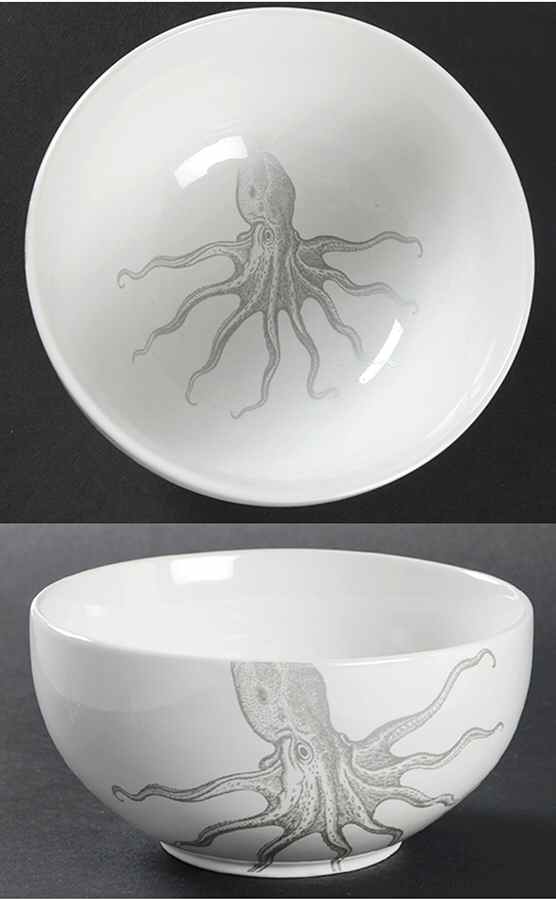 Coastal Life Silver (Gray) Soup/Cereal Bowl by 222 Fifth (PTS)-1