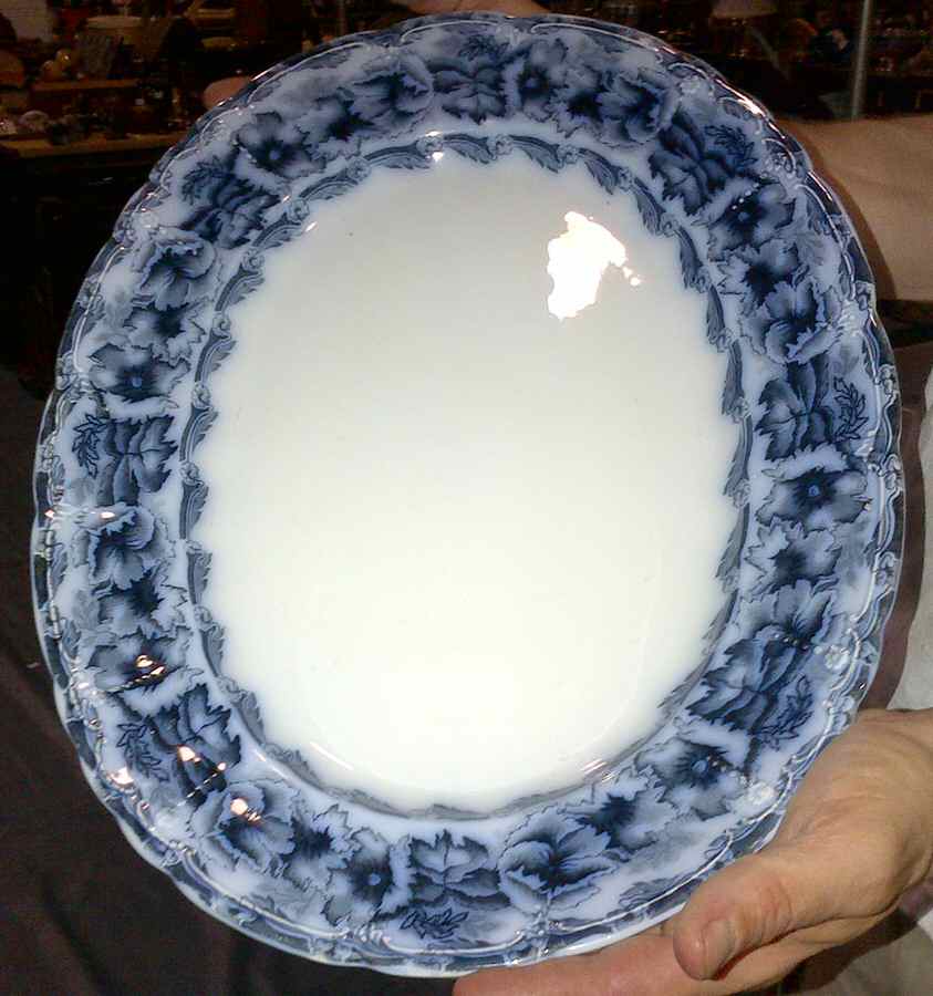 Roseville 12" Oval Serving Platter by Adderley-1