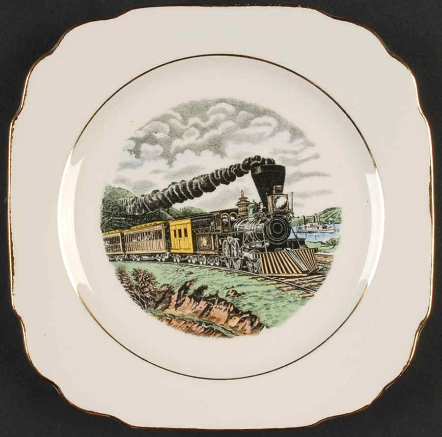 Engravings for the People Square Bread & Butter Plate by Atlas China (NY)-1