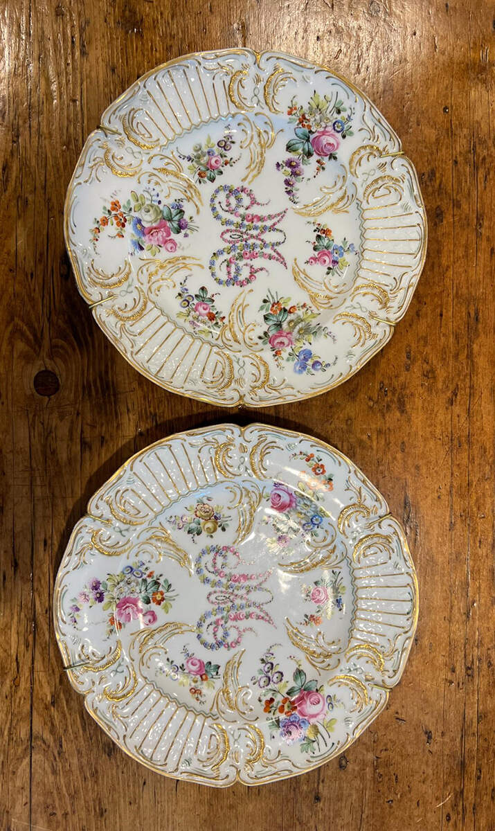 Marie Antoinette Salad Plate by Andre-Marie Leboeuf-1